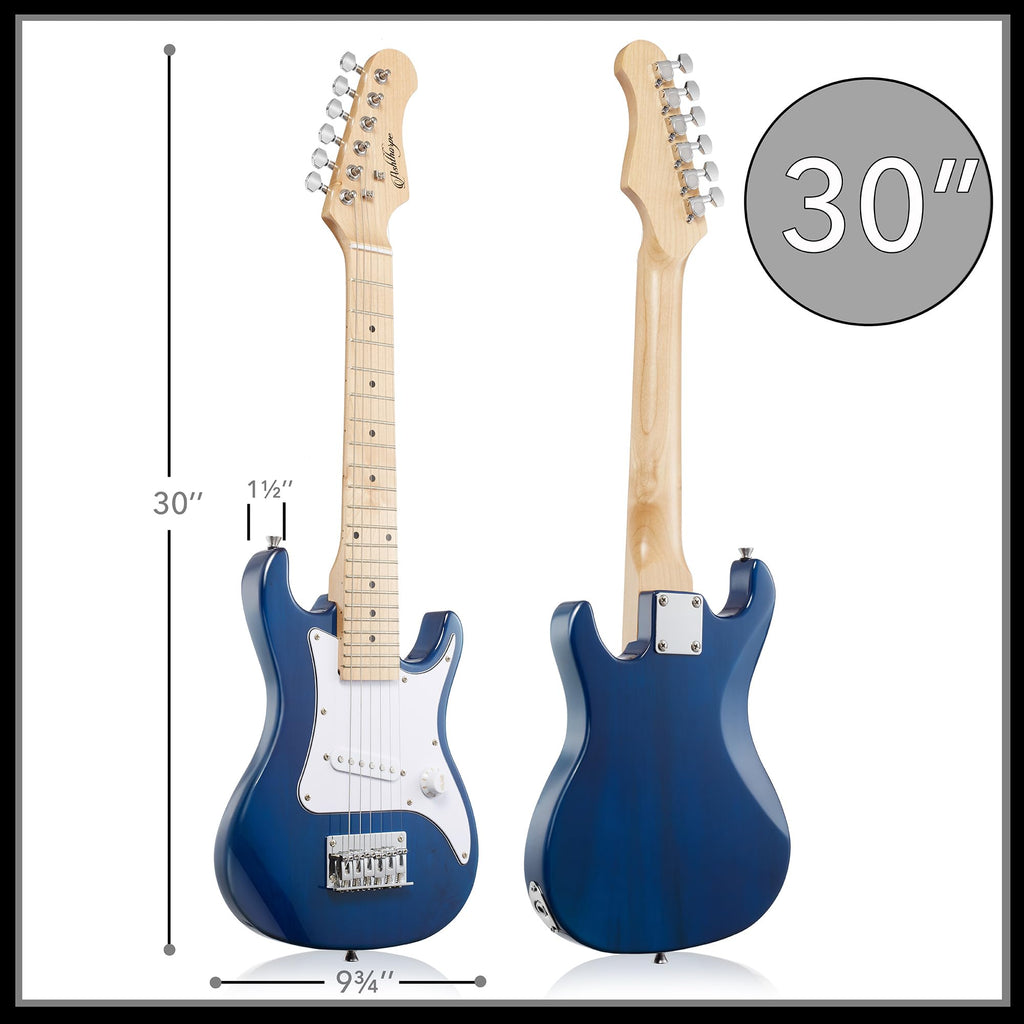 30-inch Kids Electric Guitar Beginner Kit with Amplifier, Blue P4384