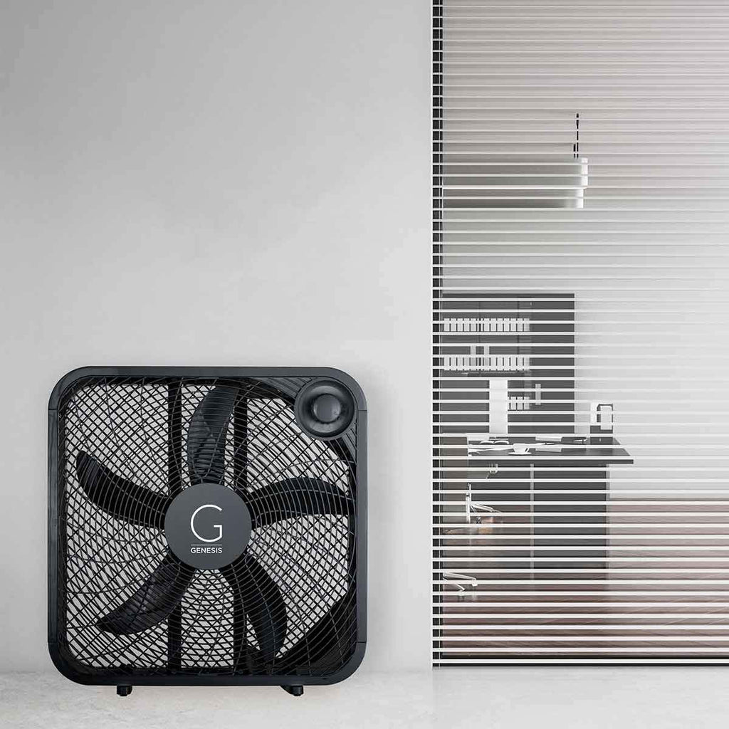 20" Box Fan, 3 Settings, Black S861
