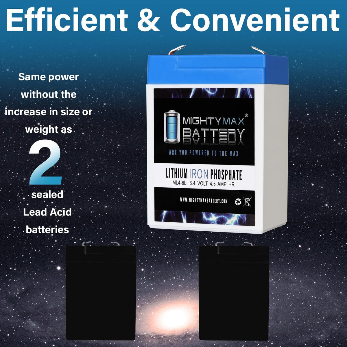 6V 4.5AH Lithium Replacement Battery B87894
