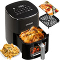 6Qt Air Fryer with Viewing Window, 12 Preset, Nonstick Dishwasher Safe Basket K518