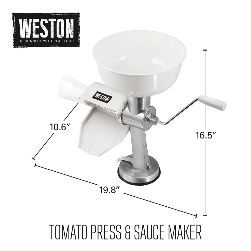 Food Strainer and Sauce Maker White D177