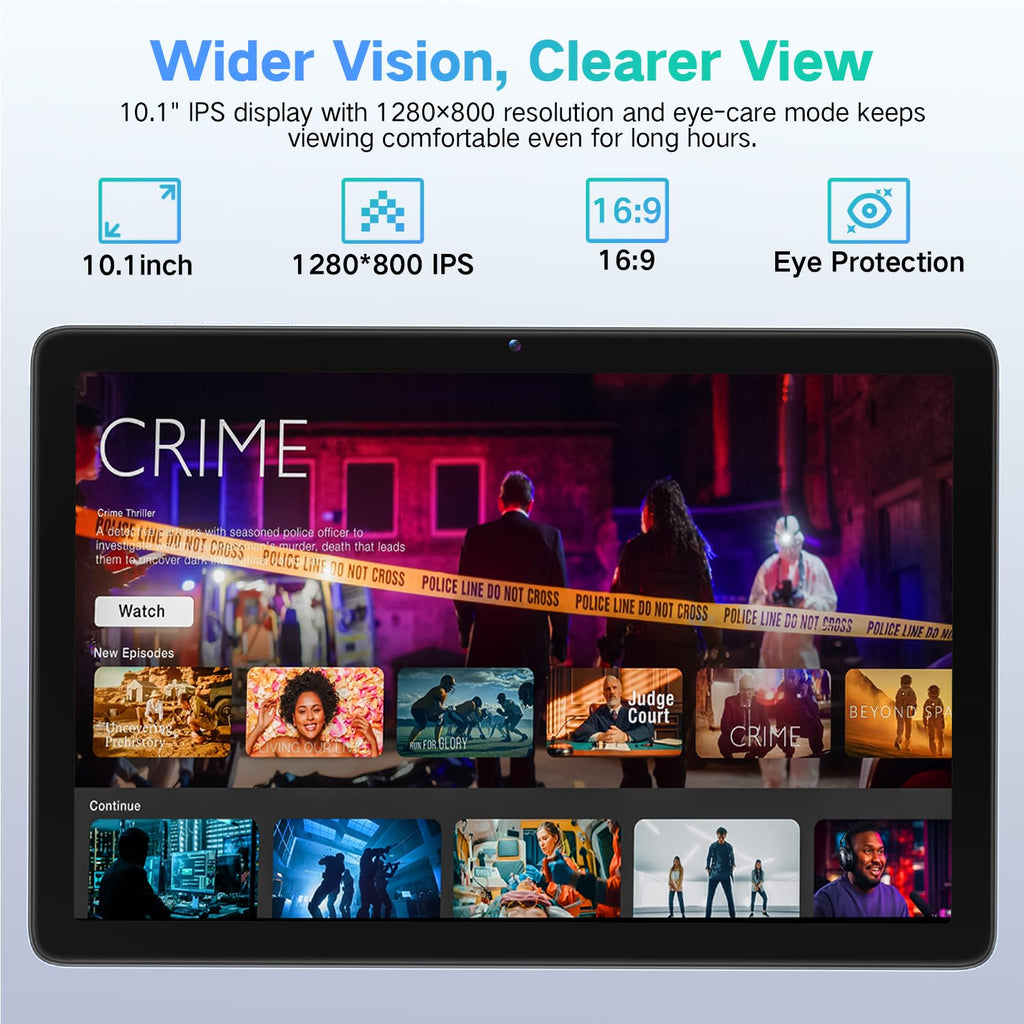 Android 15 Tablet 10.1 Inch Octa-Core 12GB RAM 128GB ROM L33210