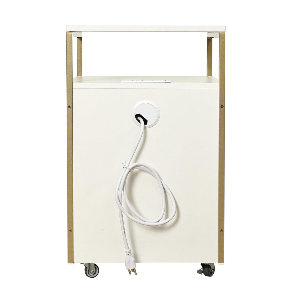 2 Drawer Rolling File Cabinet with Lock Q6371