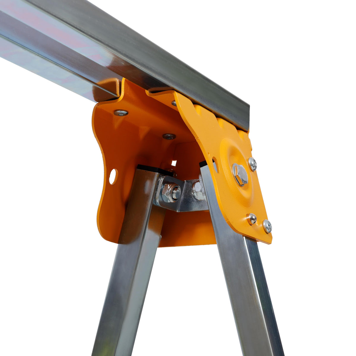 Adjustable Folding Steel Sawhorse 2-Pack 1000 lbs Capacity C511474