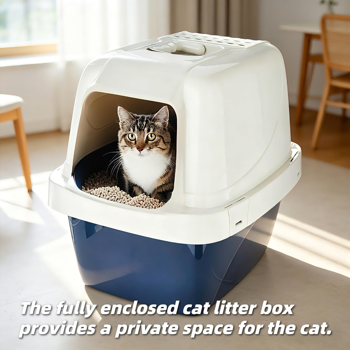 Extra-Large Enclosed Hooded Cat Litter Box Q82915