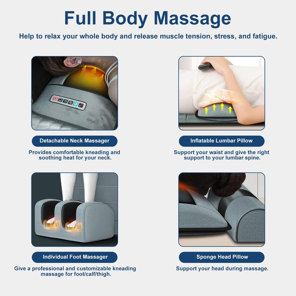 Full Body Massage Mat with Heat I3578