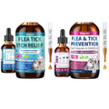 Natural Oral Flea and Tick Drops with Multivitamin for Pets H454903