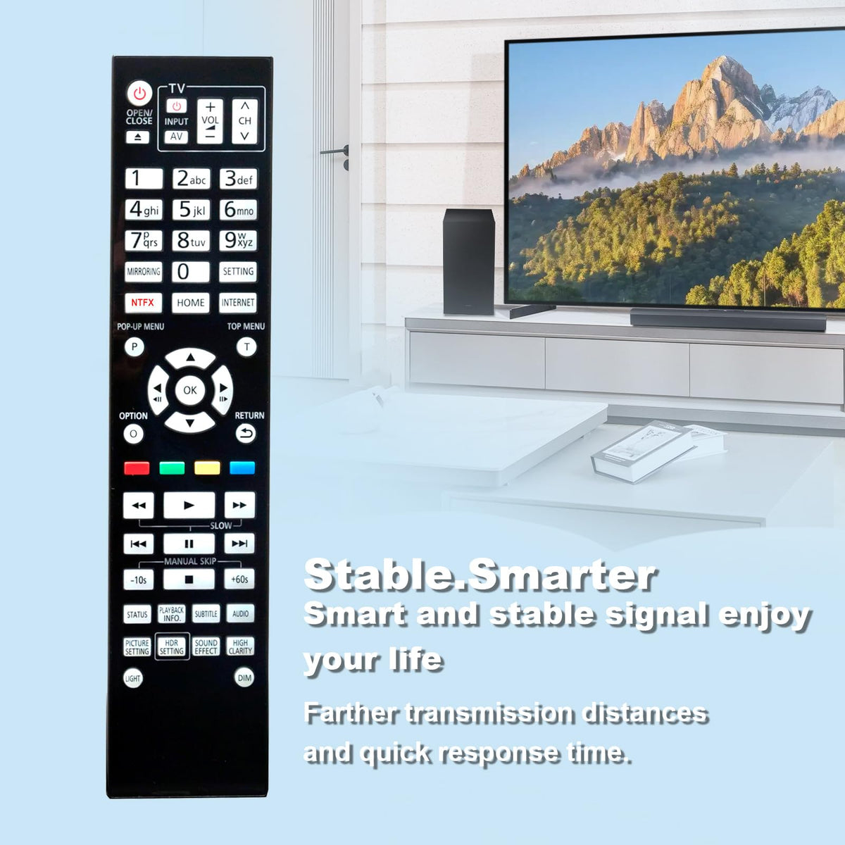 Replace Remote Control for 4K Blu-ray Player J907810