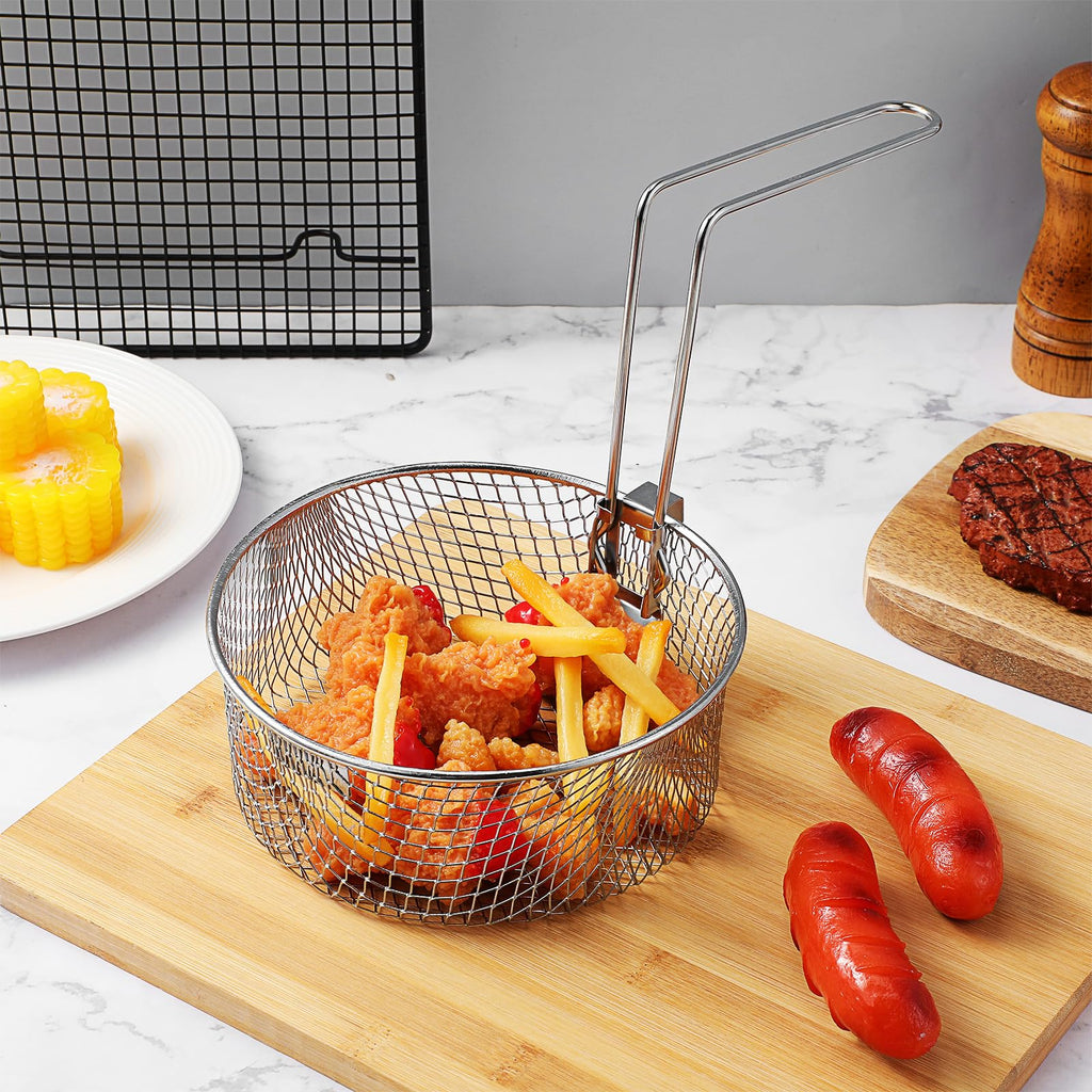 Deep Fryer Basket with Handle Q375406