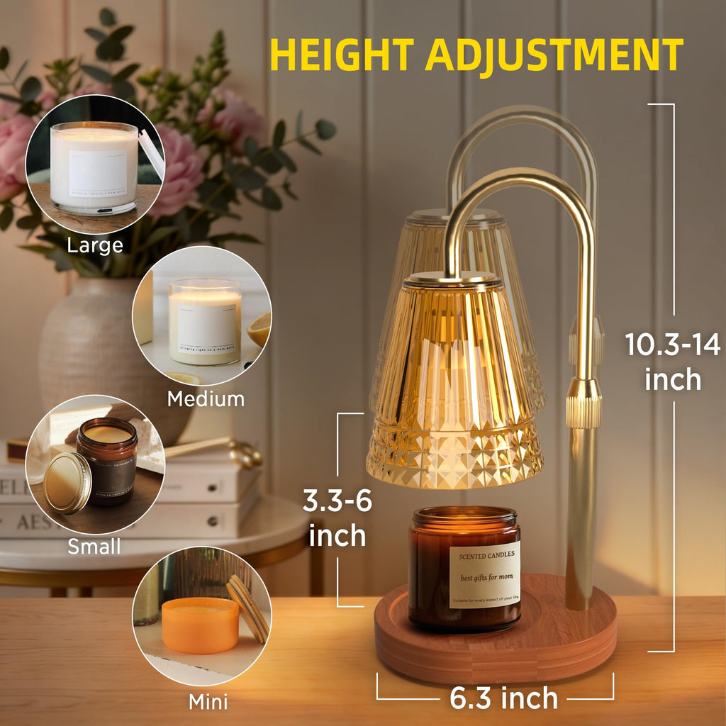 Candle Warmer Lamp with Timer & Dimmer F518974