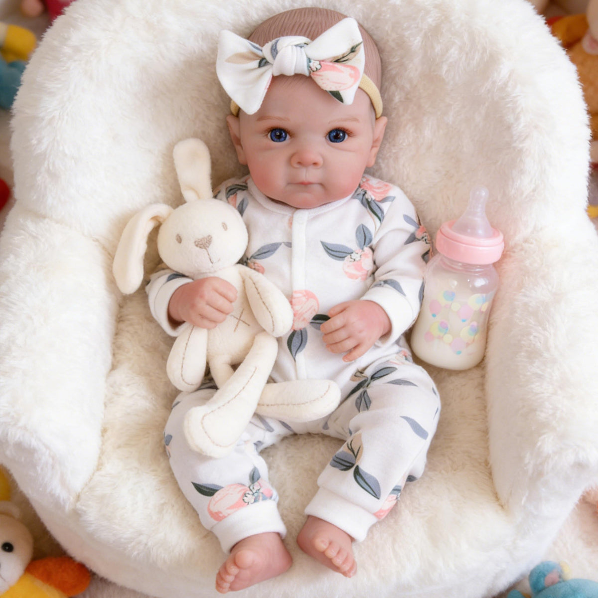 20 Inch Lifelike Reborn Baby Dolls Girl with Poseable Body X268