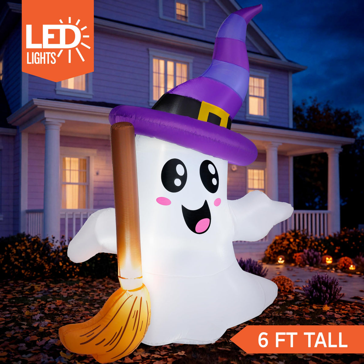Halloween Inflatables Ghost Outdoor Decorations with LED G980