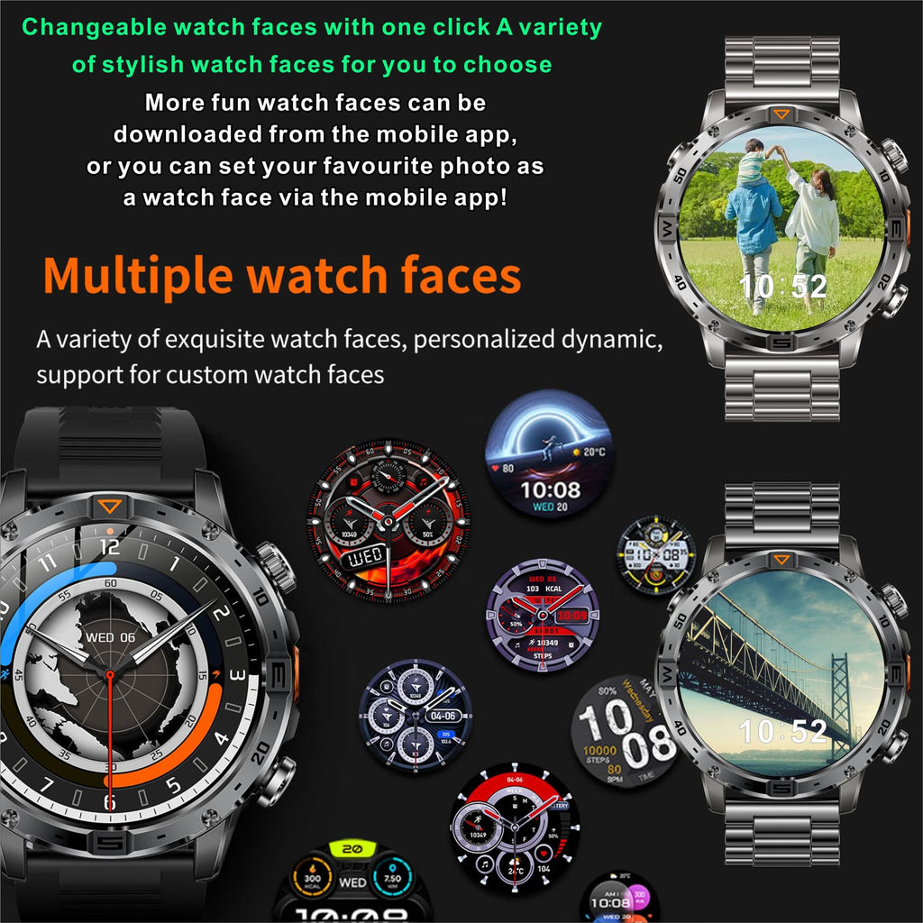 1.7" HD Touchscreen IP68 Waterproof Smart Watch C241