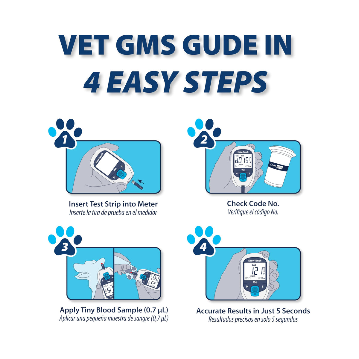 Pet Glucose Test Strips 50 Count V3681