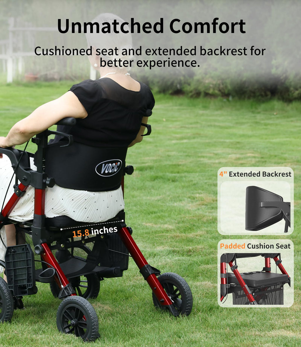 2 in 1 Walker Wheelchair Combo J50933
