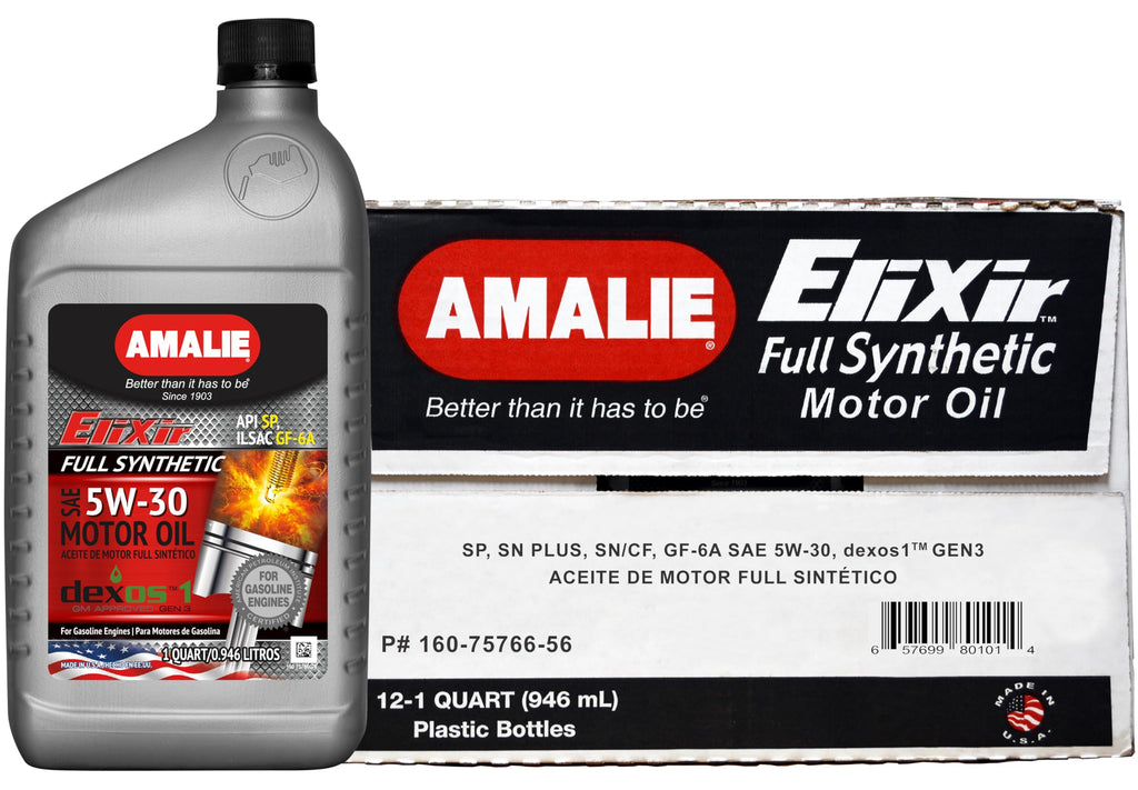 Full Synthetic 5W-30 Motor Oil 1 Quart Pack of 12 R6416