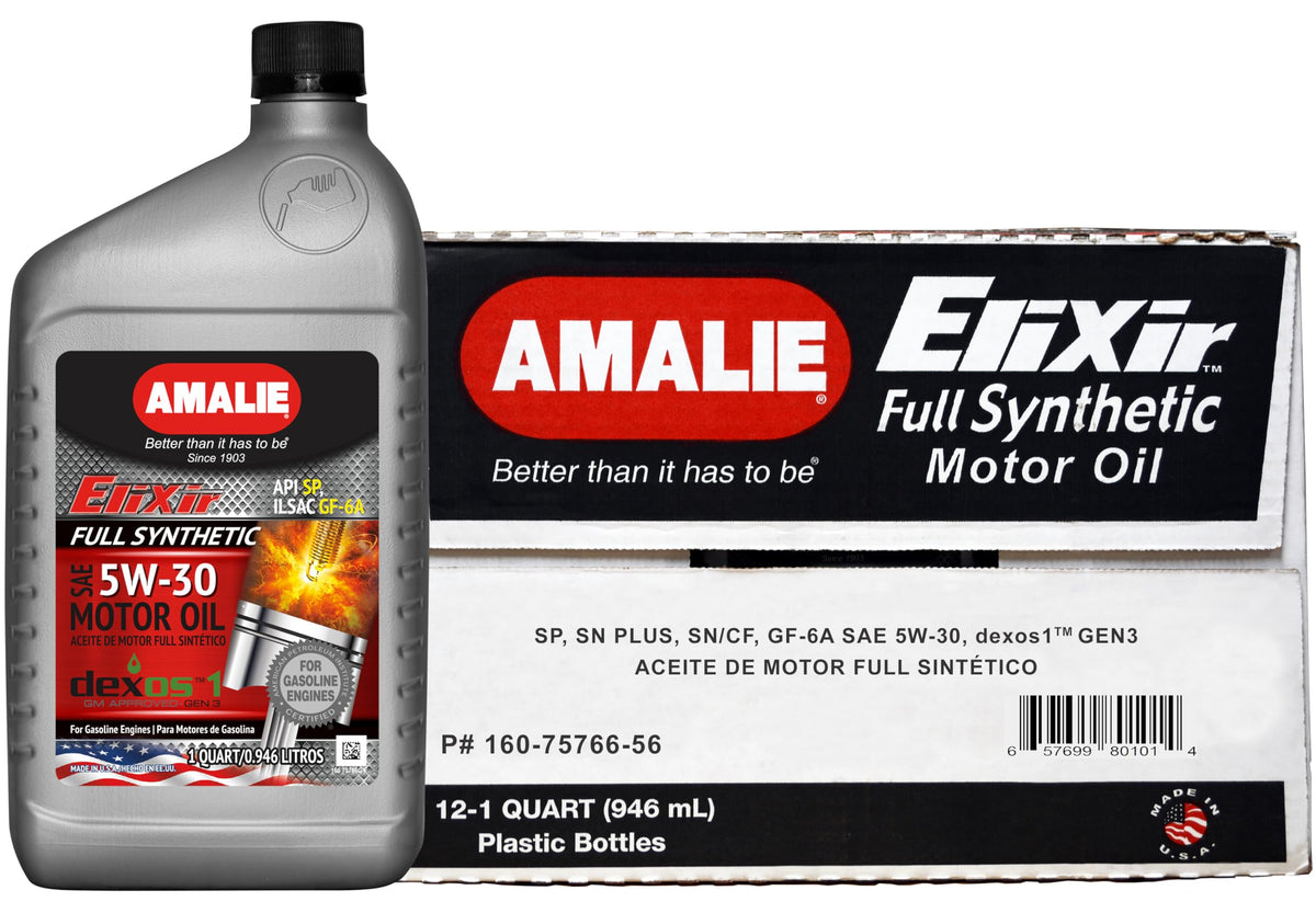 Full Synthetic 5W-30 Motor Oil 1 Quart Pack of 12 R6416