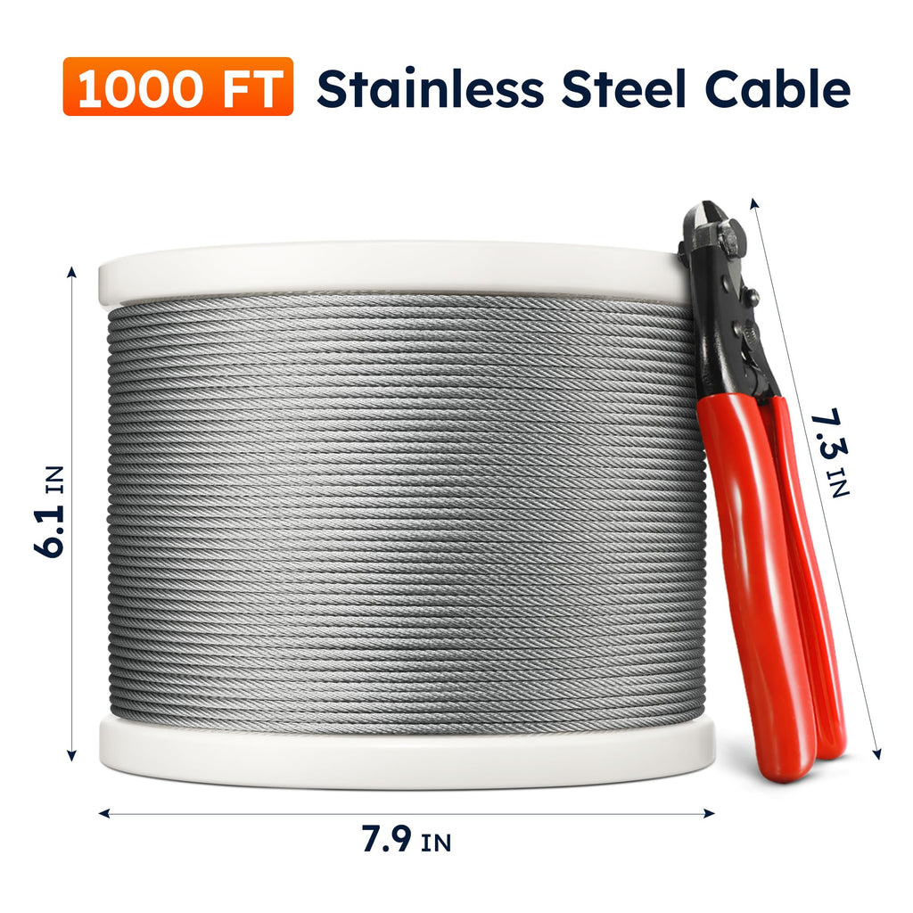 1/8" T316 Stainless Steel Cable F29491