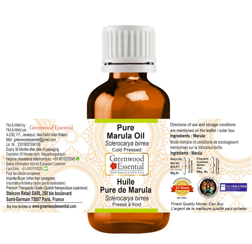 Pure Marula Oil Cold Pressed 30ml J701
