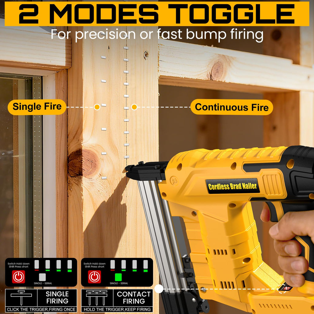 18 Gauge Cordless Brad Nailer & Staple Gun O879445