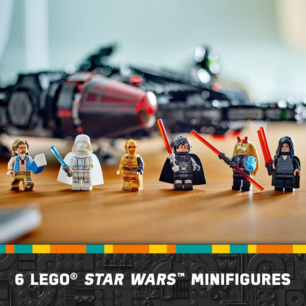 Buildable Starship Toy Set with 6 Minifigures V491705