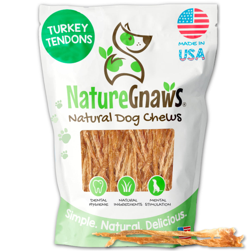 Turkey Tendons Dog Treats 1 lb Z4374