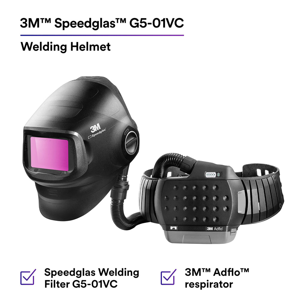 Heavy-Duty Welding Helmet with PAPR Assembly U656
