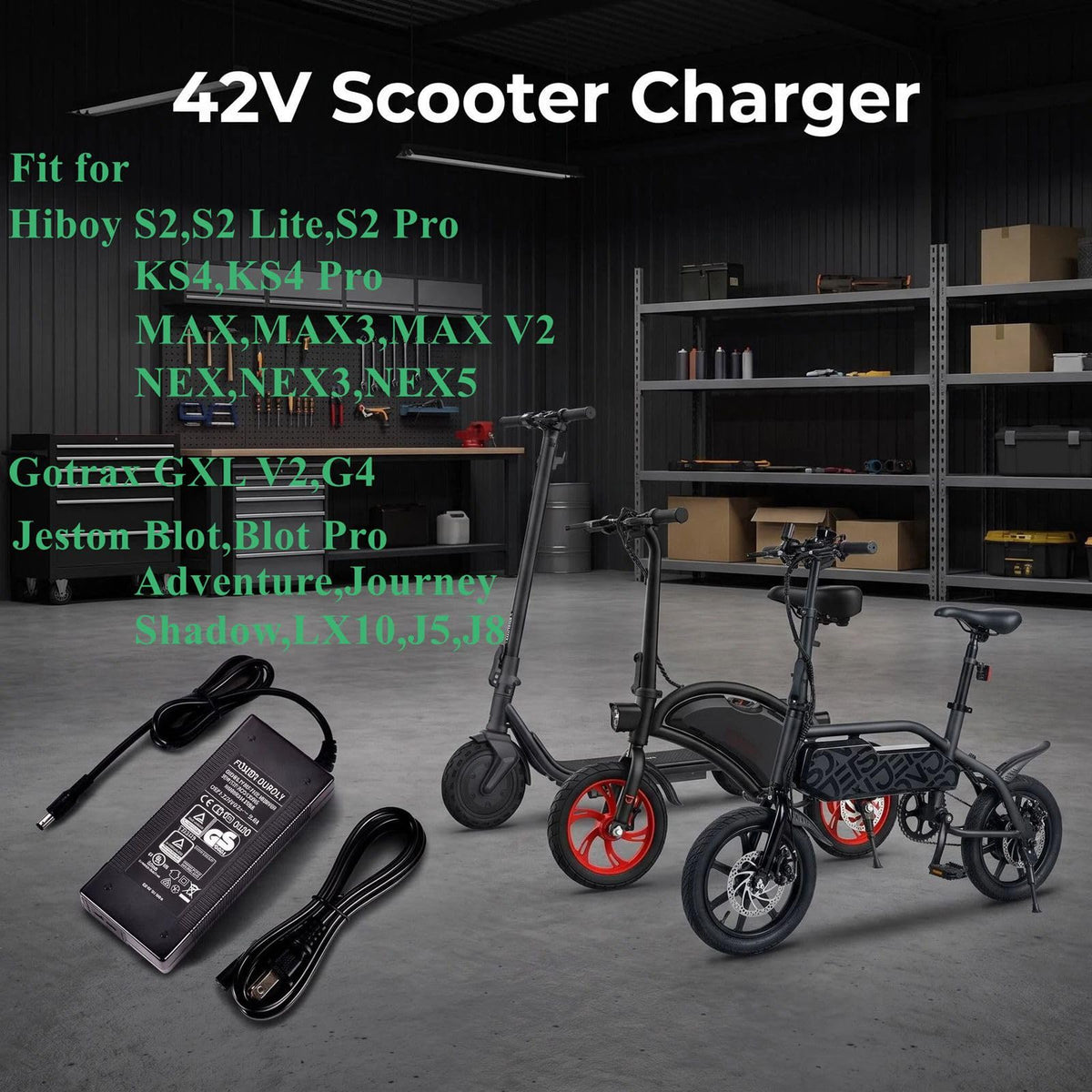 42V 2A Scooter Charger T787419