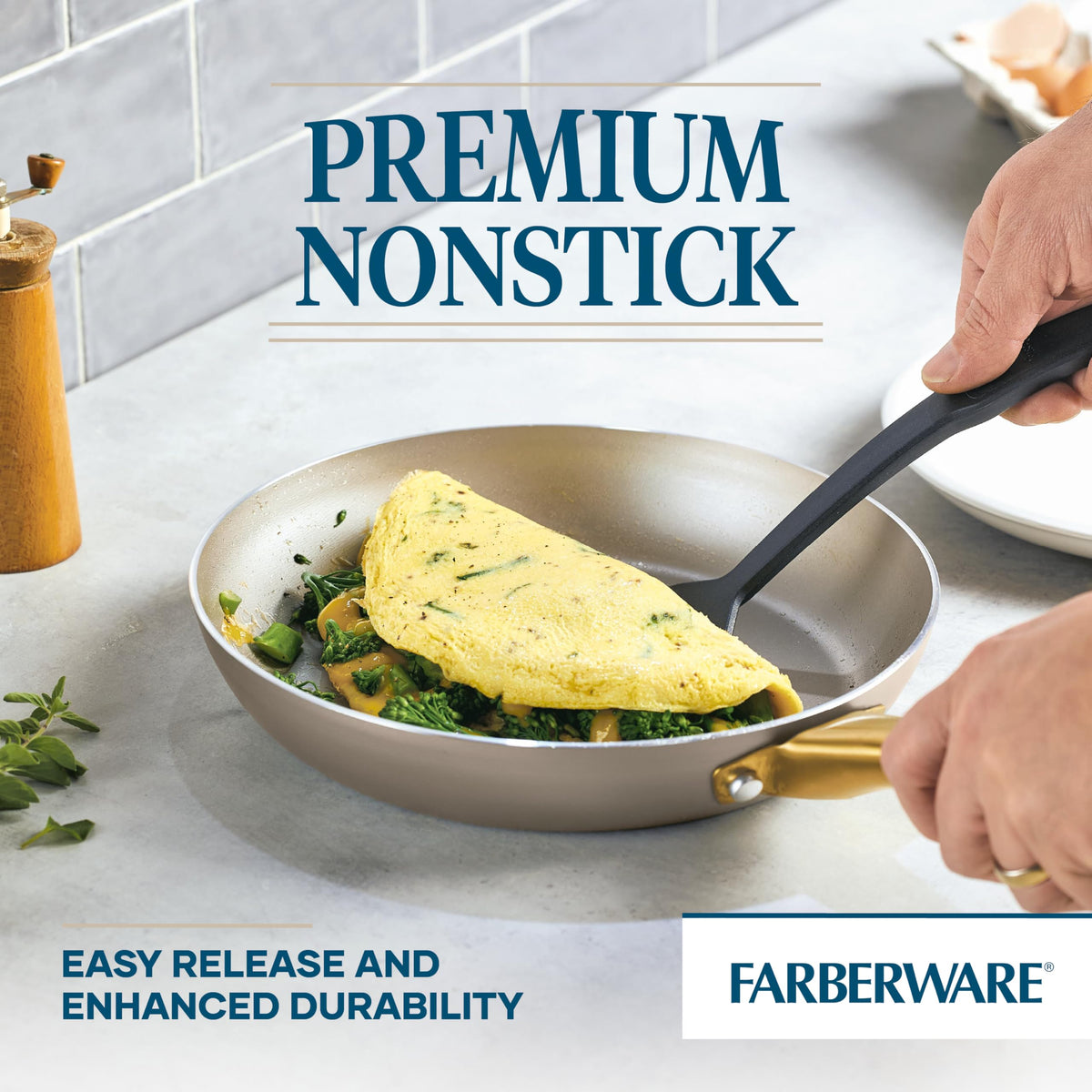 Nonstick Cookware and Pot Set with Lids, Dishwasher Safe, 12 Piece X14742