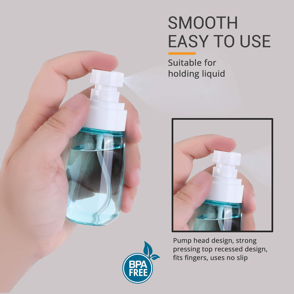 2 Pack Small Travel Spray Bottle 2oz/60ml P318431
