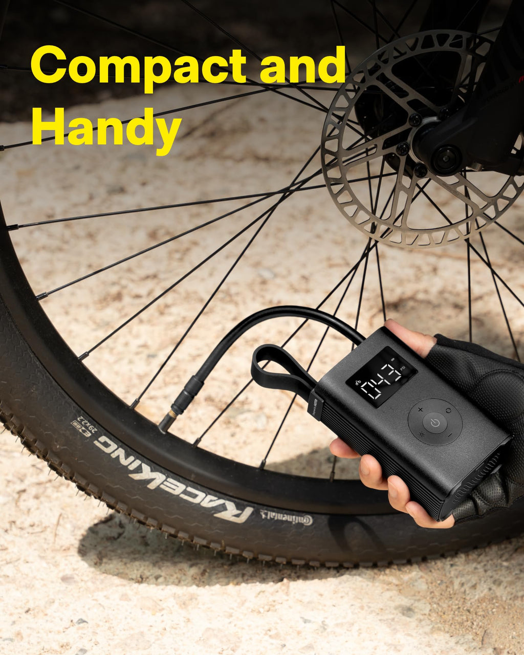 Portable Air Compressor with Digital Pressure Gauge 150PSI A213