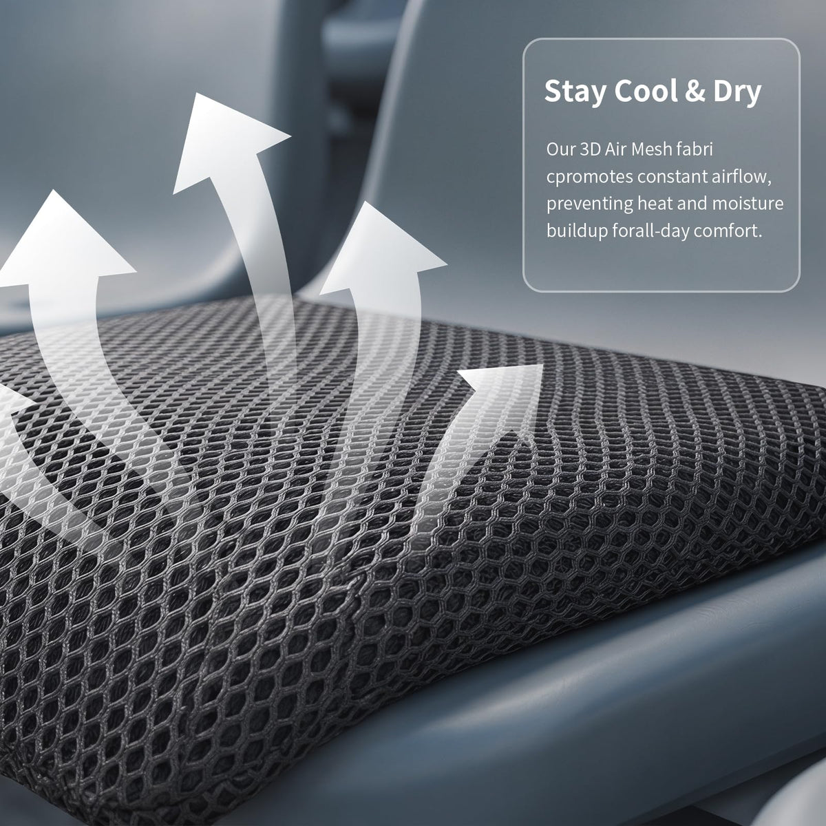 Portable Extra Thick Stadium Seat Cushion 2 Pack Gray E247691