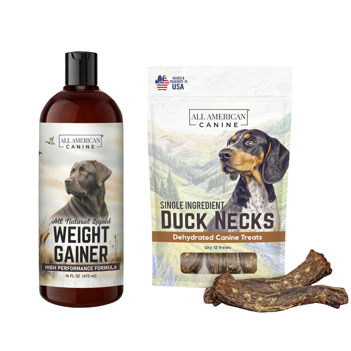 Dog Weight Gainer Liquid and Duck Neck A96641