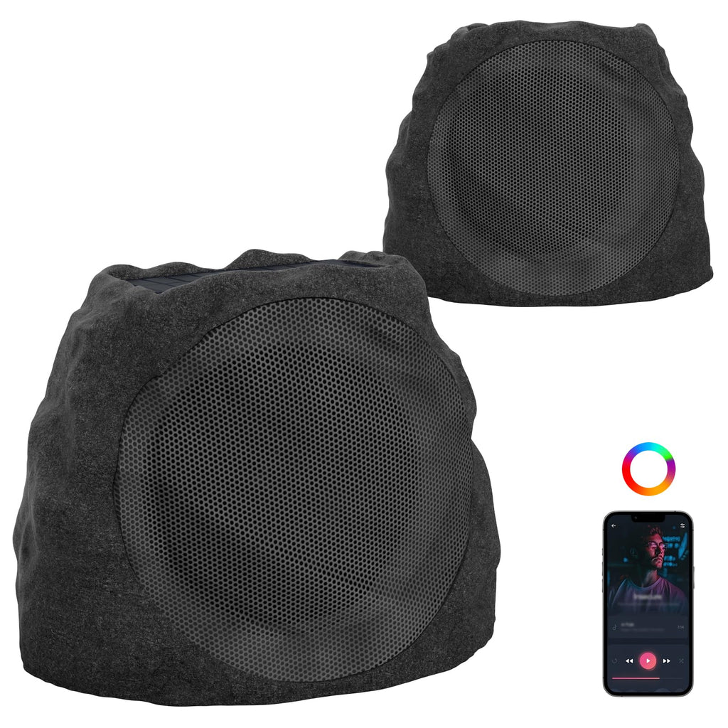 Waterproof Solar Powered Rechargeable Bluetooth Outdoor Speakers V114