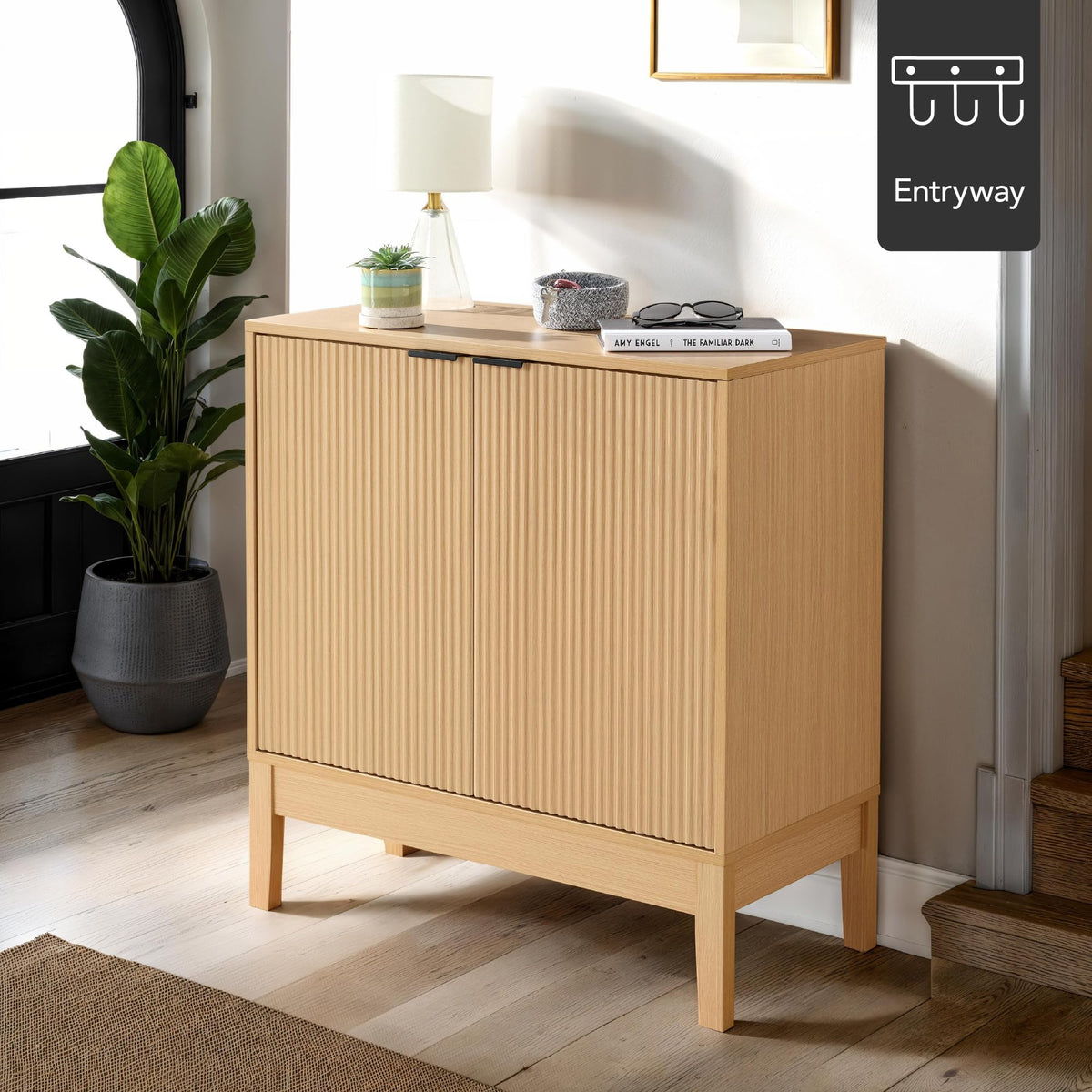2-Door Storage Cabinet with Adjustable Shelves I4157