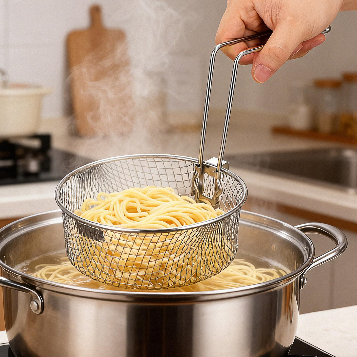 Deep Fryer Basket with Handle Q375406
