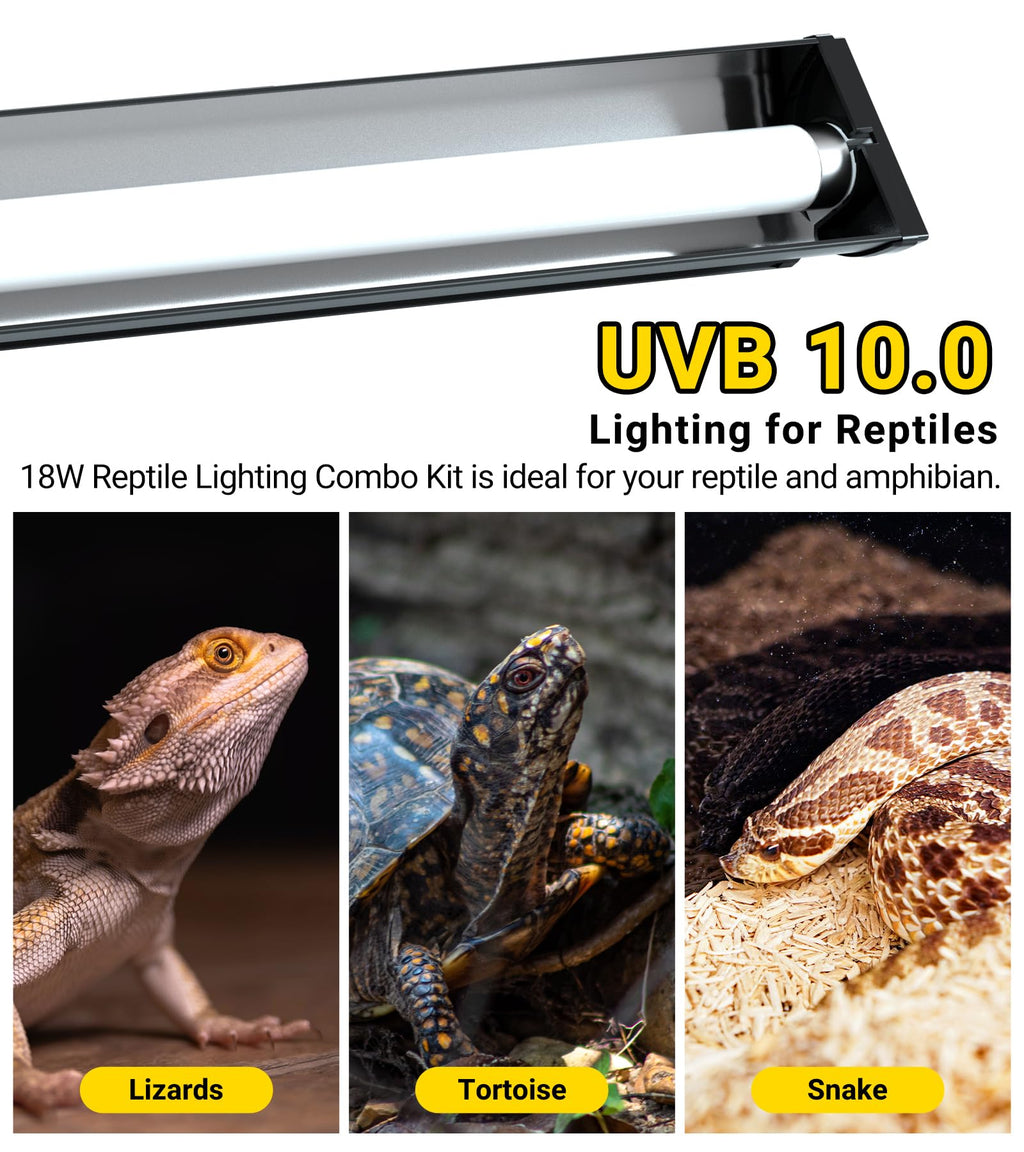 18W Reptile Lighting Combo Kit 24inch N2531
