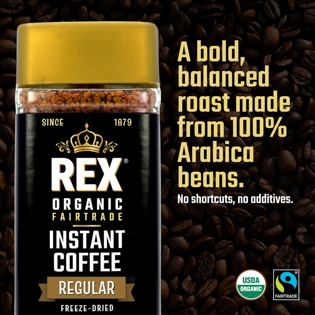 Organic Fairtrade Instant Coffee 3.53 oz W1792