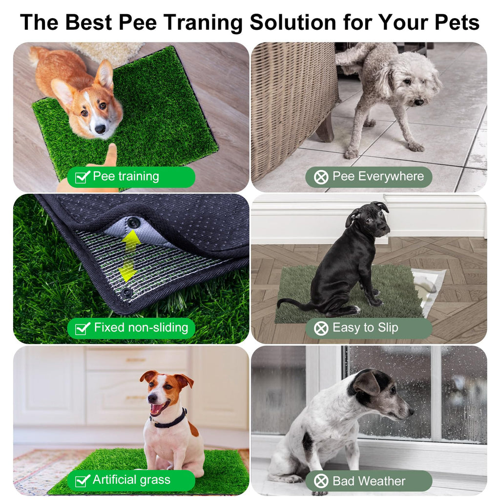 32" x 24" Washable Reusable Artificial Grass Pee Pads D56238