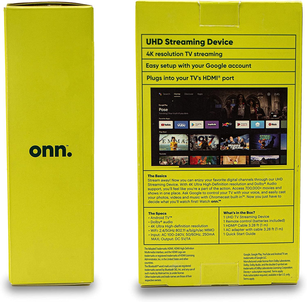 4K UHD Streaming Device with Voice Remote Control L207496