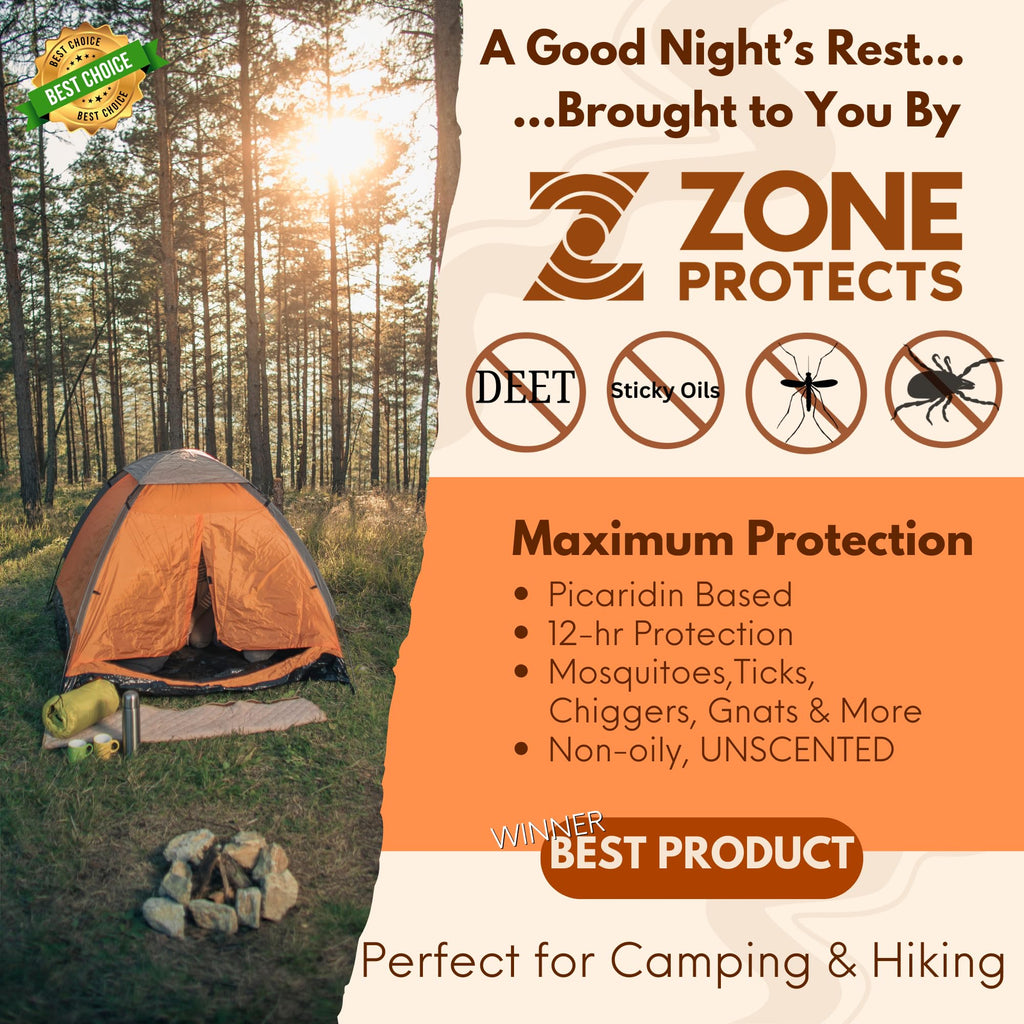 Picaridin Insect Repellent Refill, 32oz, 12-Hour DEET-Free Unscented Spray N12998