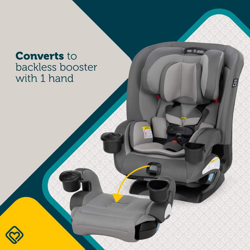4-in-1 Convertible Car Seat, 5-100 lbs I539145