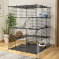 Metal Wire Small Animal Cage 111 * 111 * 146cm O183