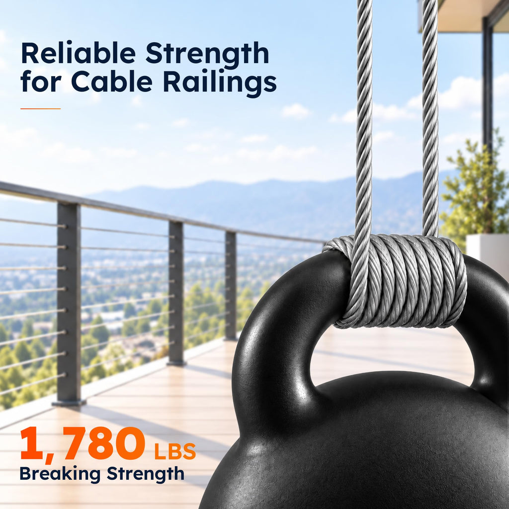 1/8" T316 Stainless Steel Cable F29491