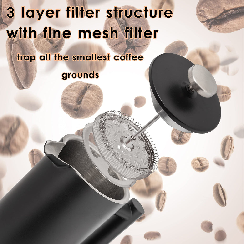 26 Oz Stainless Steel French Press N10554