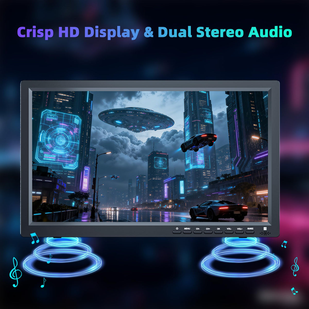15.6 inch Portable TV with Antenna E575