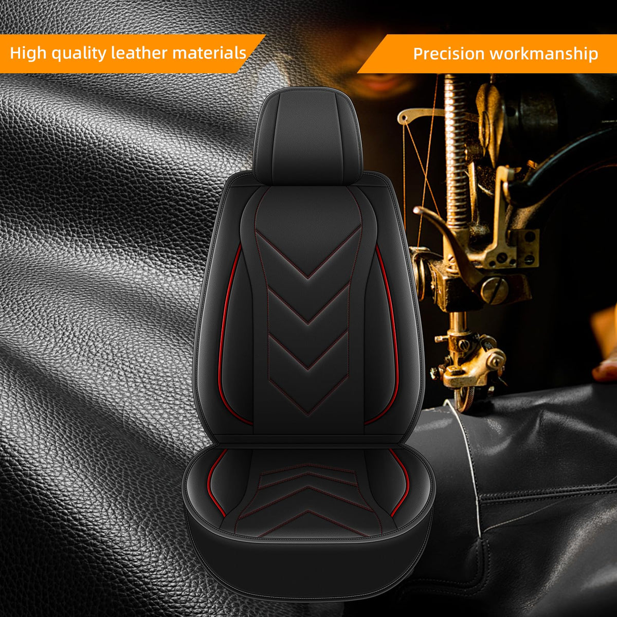 Waterproof Leather Full Set Car Seat Covers U863115