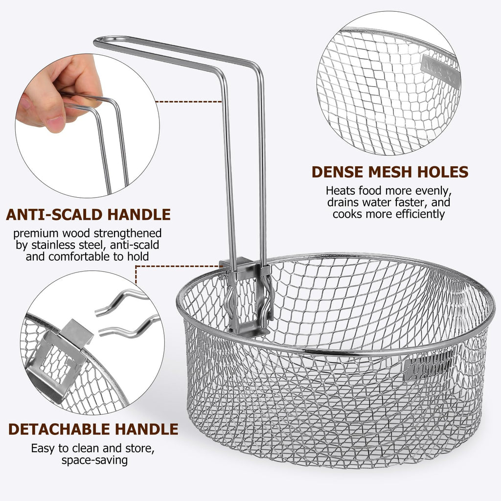 Deep Fryer Basket with Handle Q375406