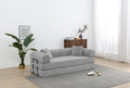 Light Gray Convertible Sleeper Sofa C812