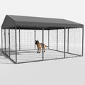 10x10x6 FT Heavy Duty Dog Kennel with Roof P646